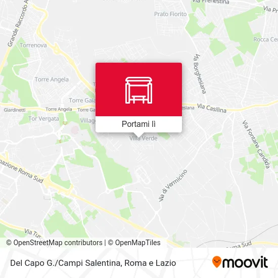 Mappa Del Capo G./Campi Salentina