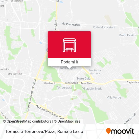 Mappa Torraccio Torrenova/Pozzi