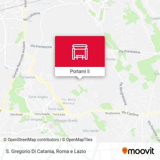 Mappa S. Gregorio Di Catania
