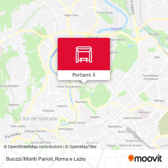 Mappa Buozzi/Monti Parioli