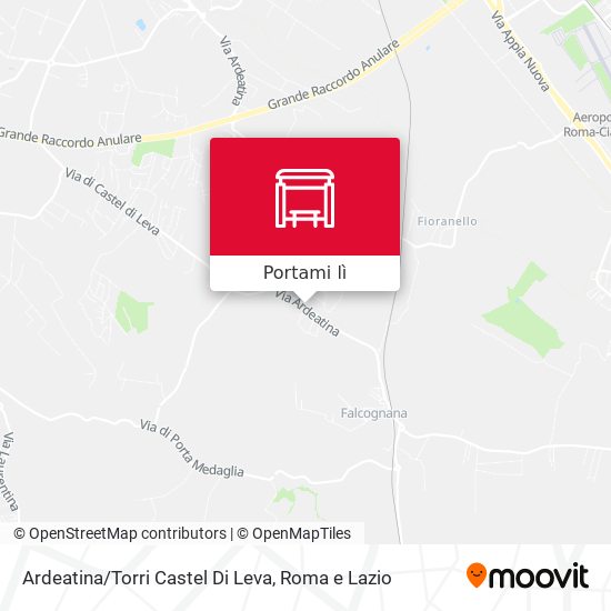 Mappa Ardeatina/Torri Castel Di Leva