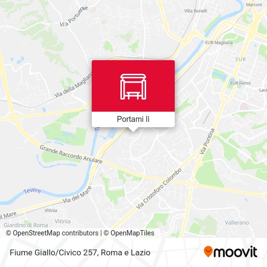 Mappa Fiume Giallo/Civico 257