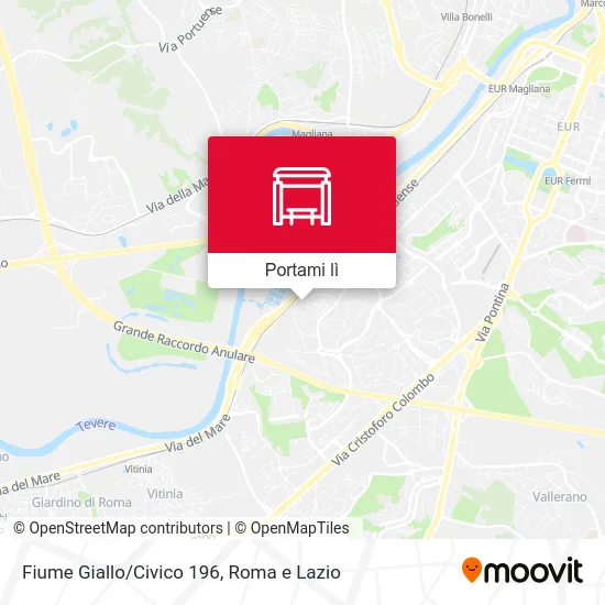 Mappa Fiume Giallo/Civico 196