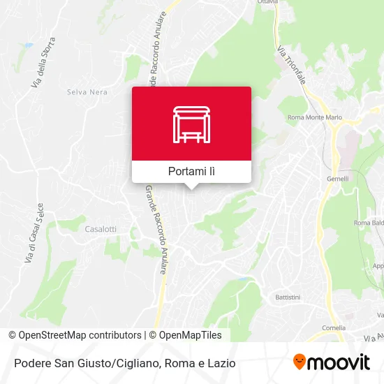 Mappa Podere San Giusto/Cigliano