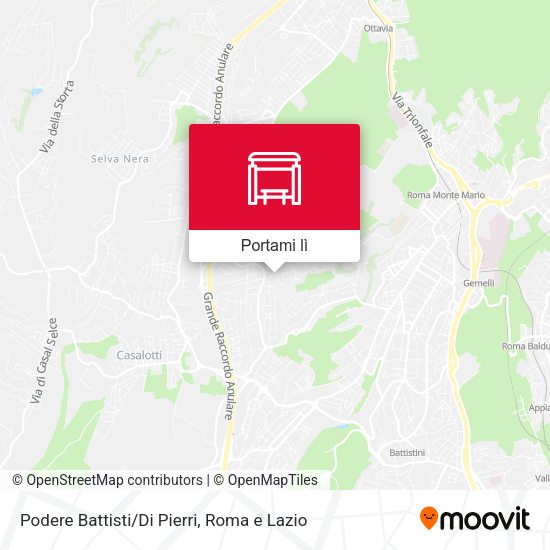 Mappa Podere Battisti/Di Pierri