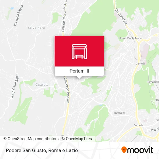 Mappa Podere San Giusto