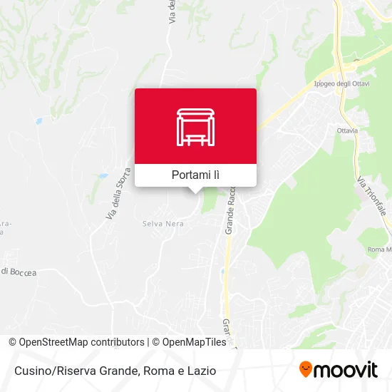 Mappa Cusino/Riserva Grande