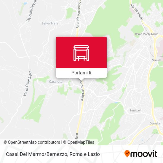 Mappa Casal Del Marmo/Bernezzo
