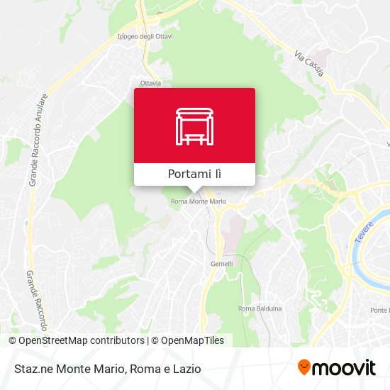 Mappa Staz.ne Monte Mario