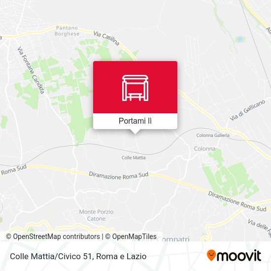 Mappa Colle Mattia/Civico 51