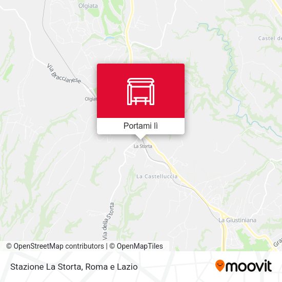 Mappa Stazione La Storta