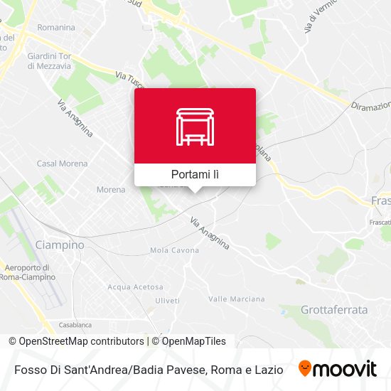 Mappa Fosso Di Sant'Andrea / Badia Pavese