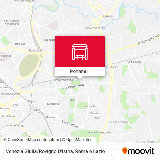 Mappa Venezia Giulia / Rovigno D'Istria