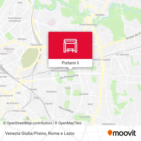 Mappa Venezia Giulia/Pisino