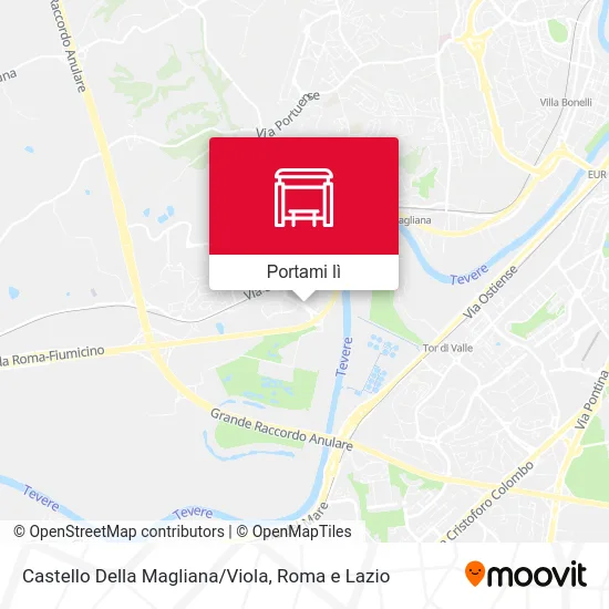 Mappa Castello Della Magliana/Viola