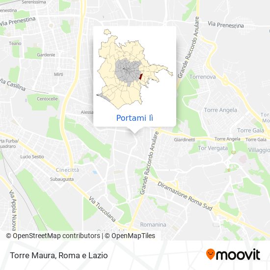 Mappa Torre Maura