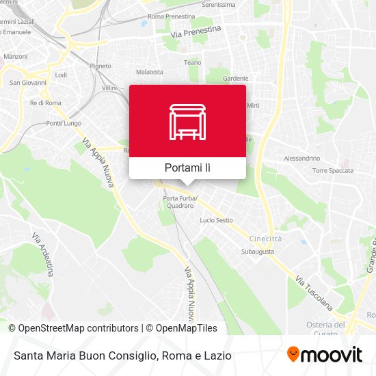 Mappa Santa Maria Buon Consiglio