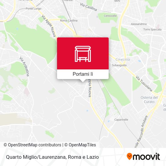 Mappa Quarto Miglio/Laurenzana