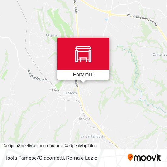 Mappa Isola Farnese/Giacometti