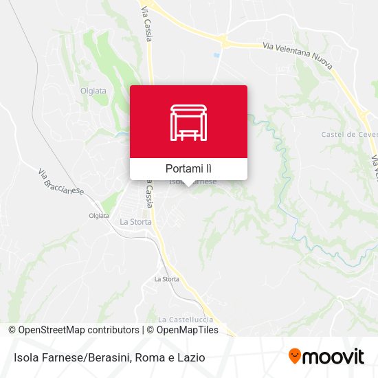 Mappa Isola Farnese/Berasini