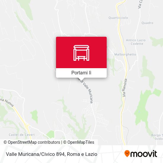 Mappa Valle Muricana/Civico 894