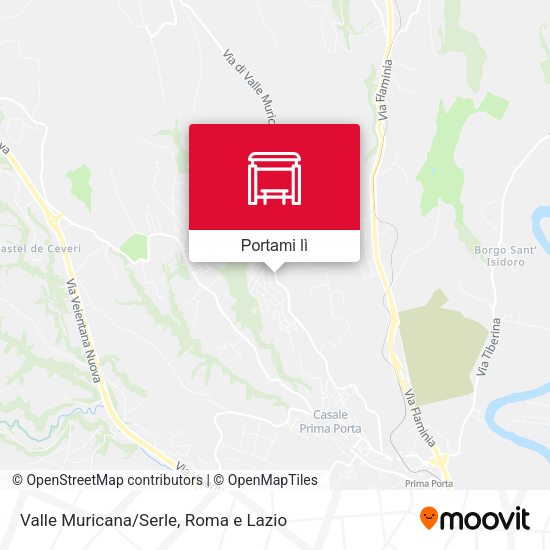 Mappa Valle Muricana/Serle