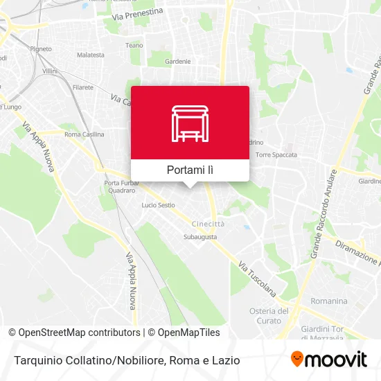 Mappa Tarquinio Collatino/Nobiliore