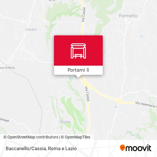 Mappa Baccanello/Cassia