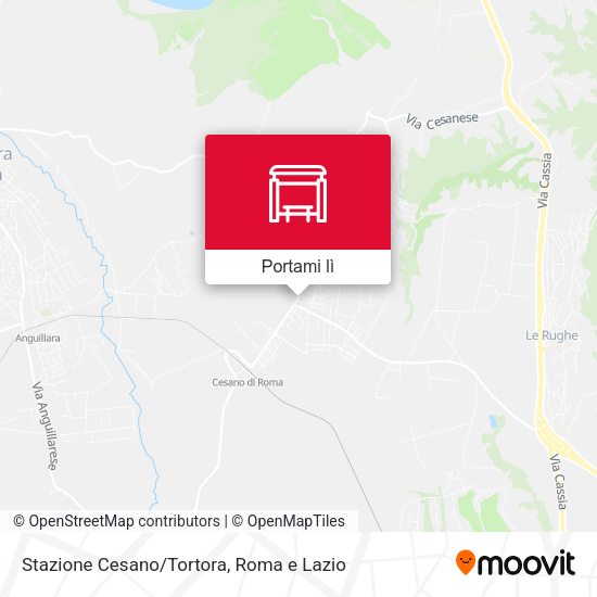Mappa Stazione Cesano/Tortora
