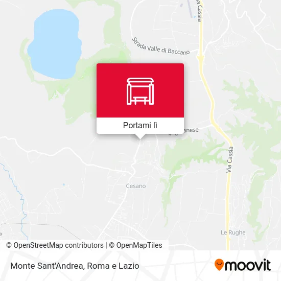 Mappa Monte Sant'Andrea