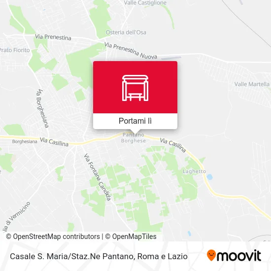 Mappa Casale S. Maria / Staz.Ne Pantano