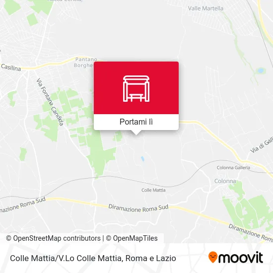 Mappa Colle Mattia/V.Lo Colle Mattia