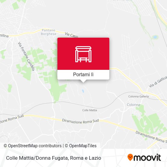 Mappa Colle Mattia/Donna Fugata