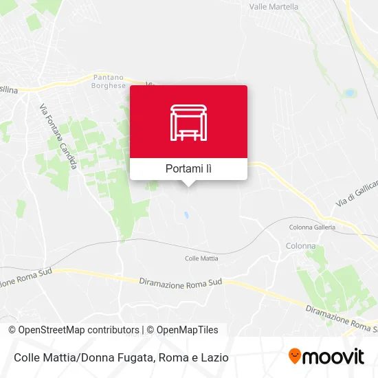 Mappa Colle Mattia/Donna Fugata
