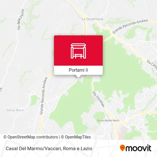 Mappa Casal Del Marmo/Vaccari