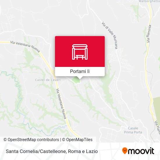 Mappa Santa Cornelia/Castelleone