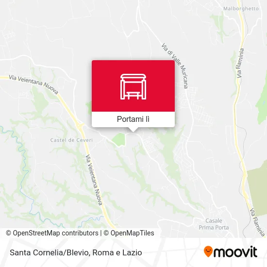 Mappa Santa Cornelia/Blevio