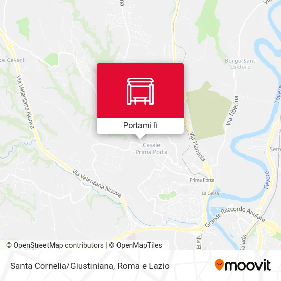 Mappa Santa Cornelia/Giustiniana