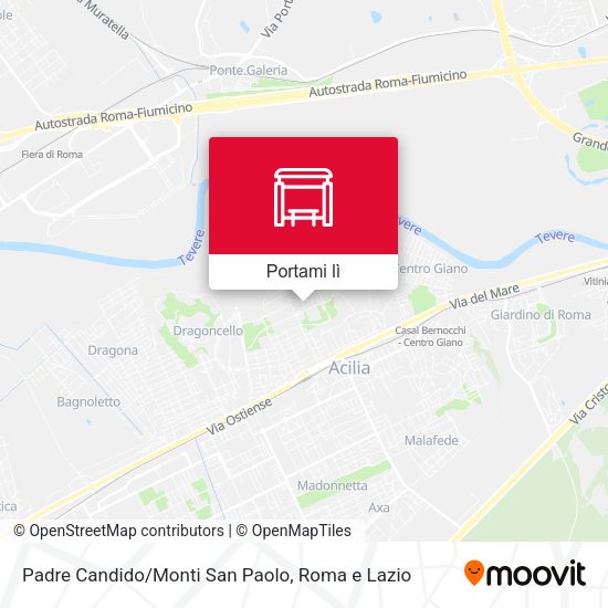 Mappa Padre Candido/Monti San Paolo