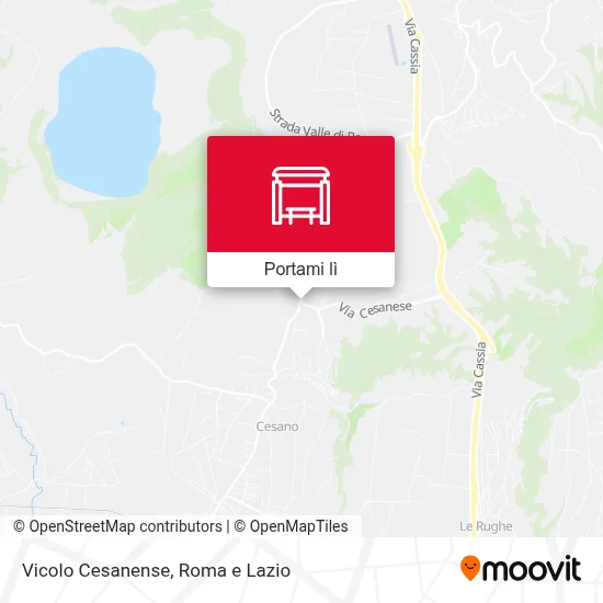 Mappa Vicolo Cesanense