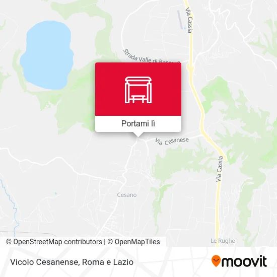 Mappa Vicolo Cesanense