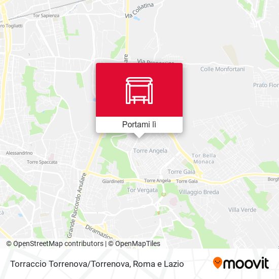 Mappa Torraccio Torrenova/Torrenova