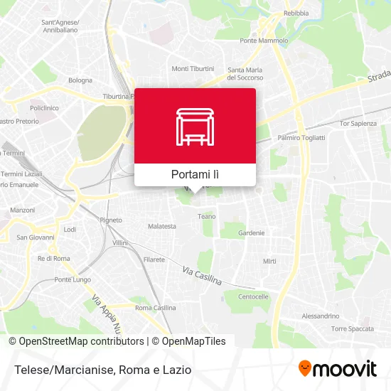 Mappa Telese/Marcianise