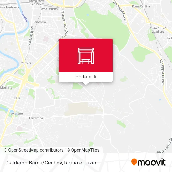 Mappa Calderon Barca/Cechov