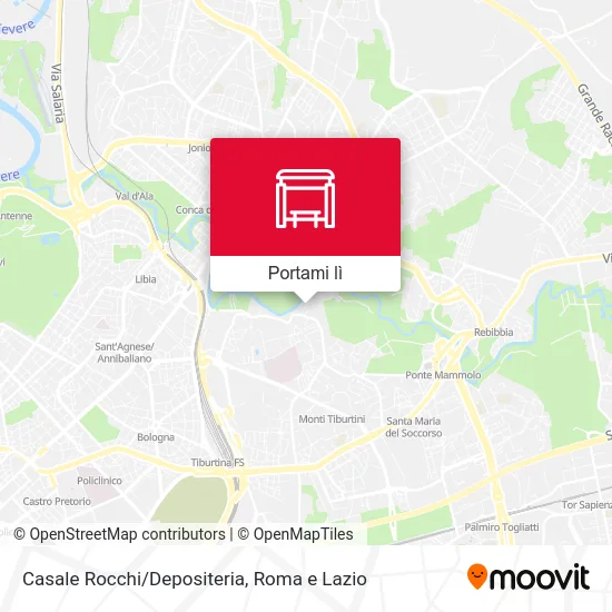 Mappa Casale Rocchi/Depositeria