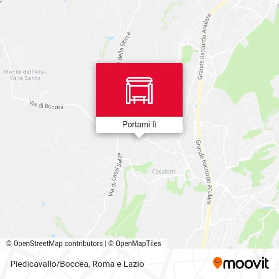 Mappa Piedicavallo/Boccea