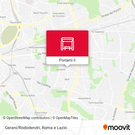 Mappa Gerani/Rododendri