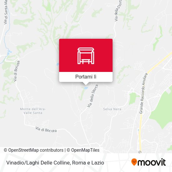 Mappa Vinadio/Laghi Delle Colline