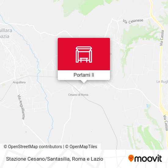 Mappa Stazione Cesano/Santasilia