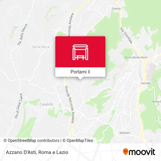 Mappa Azzano D'Asti